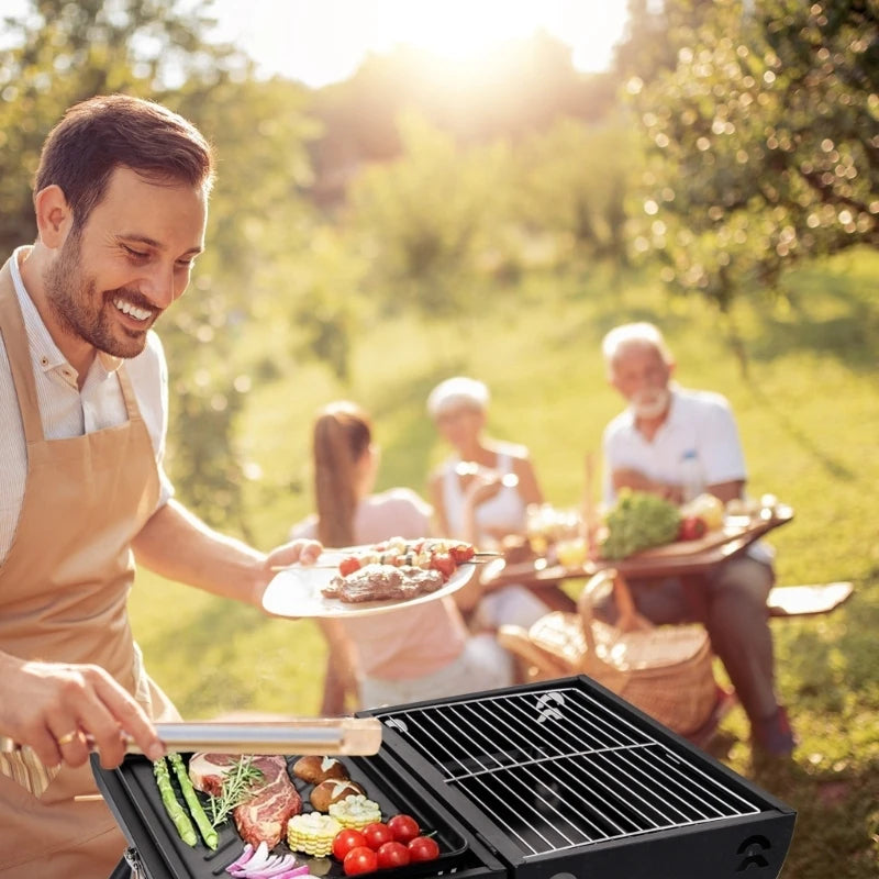 Electric Grill Scrubber With Changeable Head Battery Powered Barbecue Tool